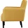 MEET Sessel LISBOA Stoff 176,0 x 81,5 x 83,0 cm Schwarz/Rot