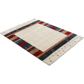 carpetfine Gabbeh Nura Wollteppich 140 x 200 cm Beige