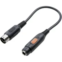 SpeaKa Professional Audio Adapter DIN-Stecker 5pol. / Klinken-Buchse 6,35mm 0,20m (SP-7870312)
