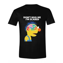 T-Shirt Yellow Guy - Don't Hug Me I'm Scared Brain (größe S)
