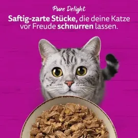 Whiskas Pure Delight Geflügel Ragout in Gelee 144 x 85 g