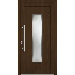 Kunststoff Haustür "REBEKKA" 71 mm Sherwood holzähnlich innen öffnend DIN links