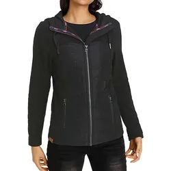 KangaROOS Damen modische Outdoor-Jacke stylische Übergangs-Jacke 79599200 Schwarz - 34