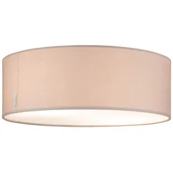 Paulmann Deckenleuchte Mari 2-flammig mit Stoffschirm, Durchmesser 38 cm, Deckenlampe in Beige