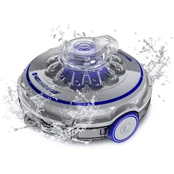 GRE Poolroboter, Breite: 35 cm, grau / blau - grau | blau