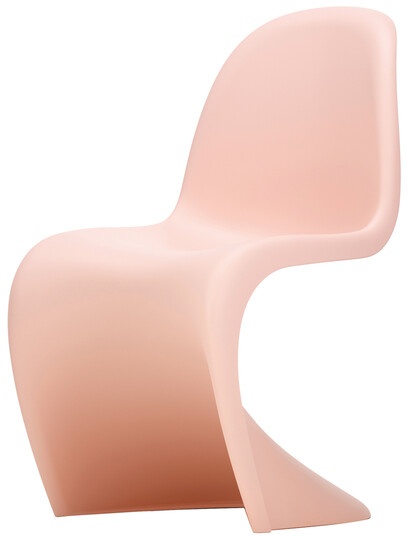 Vitra Freischwinger Panton Chair rosa, Designer Verner Panton, 86x50x61 cm