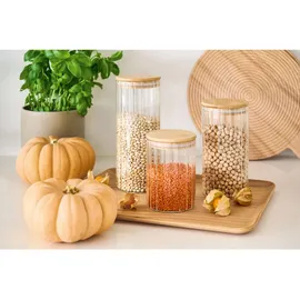 Zeller Vorratsglas Rillen 550 ml