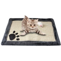 Evenlyao Katzenkratzbrett Sisal Pappe Groß Stabil Kratzbrett Für Katzen Kratzbretter Katze Sisal Sisal Kratzmatte Kratzteppich Wellpappe Kratzmatten Kratzlounge Kratzspielzeug Mit Katzenminze 45×30cm