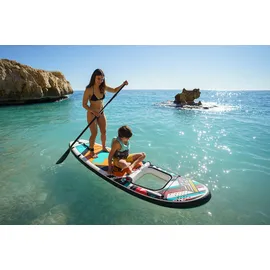 BESTWAY SUP Board Set Breeze Panorama 305 x 84 x 12 cm türkis