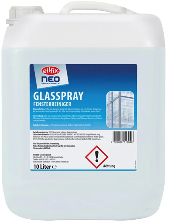 Eilfix neo Glasspray Fensterreiniger 10 Liter Kanister