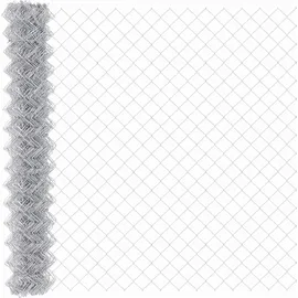 vidaXL Zaun 1,6 x 10 m Silber/Stahl