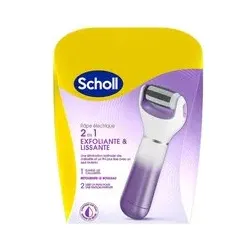 Scholl® Velvet SmoothTM Râpe Electrique Pieds 2 en 1 Exfoliante & Lissante Rose Lime pc(s)