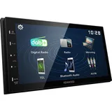 Kenwood DMX129DAB - 17,3 cm (6,8") Digital Media AV-Receiver mit Quick Boot & Android USB-Mirroring (4x45W, DSP, DAB+/UKW, BT, 3X Pre-Out 2V, USB, iPod/iPhone Control)