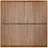 Sichtschutzzaun Element Quadra 180 cm x 180 cm Natur