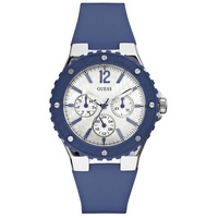 GUESS Damen-Armbanduhr Analog Quarz Silikon W90084L3