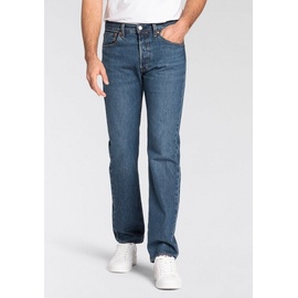 Levis Levi's® Straight-Jeans »501 LEVI'S ORIGINAL«, mit Markenlabel, blau