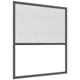 Primaster Fliegenschutz-Plissee 130 x 150 cm Anthrazit