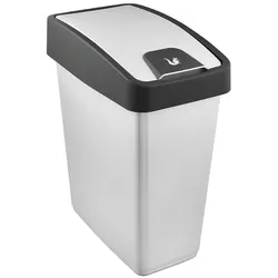 KEEEPER 25L Mülleimer mit silbernem Klappdeckel, Magne-Kollektion
