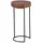 FineBuy Beistelltisch Braun Sheesham 28 x 28 x 55 cm