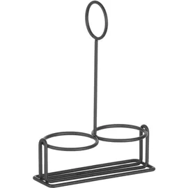 HENDI Gewürzständer, schwarz, 135x65x200 mm