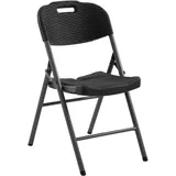 BIG Möbel GmbH Felix | Klappstuhl | Schwarz | Rattanmuster
