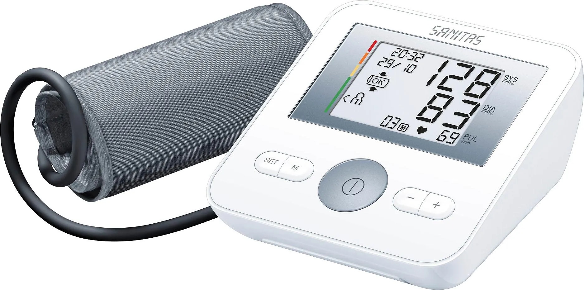 Sanitas Oberarm-Blutdruckmessgerät »SBM 18« Sanitas weiß