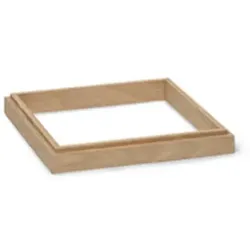 Ferm Living - Miru Glas Vitrine Basis, Eiche natur