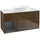 Villeroy & Boch Villeroy und Boch Finion Waschtischunterschrank FA61HGGN 120cm, Abdeckplatte white matt, Regale Midnight matt lacquer, Walnut veneer