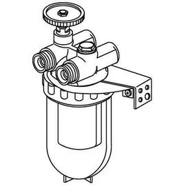 OVENTROP Heizölfilter Zweistrang Oilpur DN10 3/8 Zoll mit Siku-Einsatz 50-75 μm