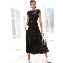 LASCANA Midikleid Schwarz 46