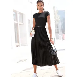 LASCANA Midikleid Schwarz 46