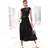 LASCANA Midikleid Schwarz 46