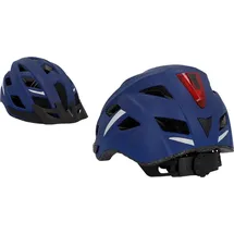 Fischer Fahrradhelm Urban Plus Boston L/XL blau matt