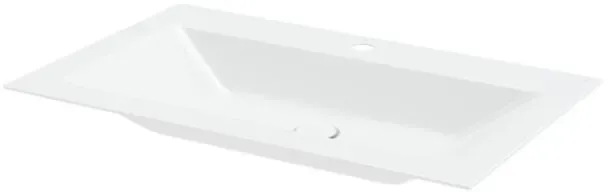Bette Loft Einbau-Waschtisch A230-440HLW1 80x49,5x10cm, HLW1, snow