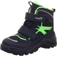 superfit Jungen SNOW MAX warm gefütterte Gore-Tex Stiefel, BLAU/HELLGRÜN 8000