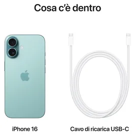 Apple iPhone 16 256 GB Blaugrün