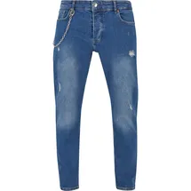 2y studios 2Y Destroyed Tapered Fit Blau 29