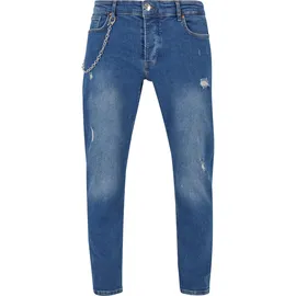 2y studios 2Y Destroyed Tapered Fit Blau 29