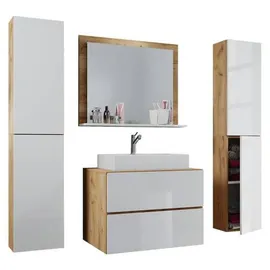 VCM Lendas XL 5-tlg. honig-eiche/weiß