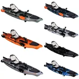 Galaxy Kayaks Supernova Junior Angelkajak Grau mit Pedalantrieb