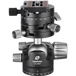 Leofoto Stativ-Kugelkopf LH-40GR Kugelkopf mit Getriebe-Panoramaeinheit