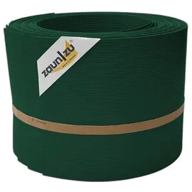zaunzu® Sichtschutz Rille 10x Einzelstreifen 255 x 10 cm Grün