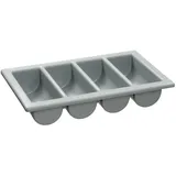 Bartscher Besteckkasten 1/1 GN grau 53 x 32,5 cm Kunststoff