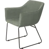 SIT Möbel TOM TAILOR HOME »T-VELVET ARMCHAIR«, (Set), 2 St., Samtstoff STC, grün (celadon STC 3, - gruen