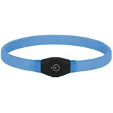 Kerbl Pet Maxi Safe LED-Halsband Langhaar, Blau