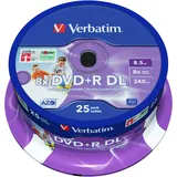 Verbatim DVD+R DL 8,5GB 8x bedruckbar 25er Spindel
