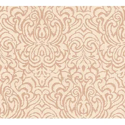 Textiltapete ARCHITECTS PAPER "Tessuto", beige, B:0,53m L:10,05m, Viskose, Vlies, Tapeten, Tapete Barock Tapeten Wohnzimmer Schlafzimmer Küche modern Flur Design
