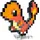 Mega Construx Pokémon Glumanda Pixel Art 23cm - Orange/Rot