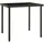 vidaXL Garten-Esstisch Anthrazit 80x80x72 cm Glas und Stahl