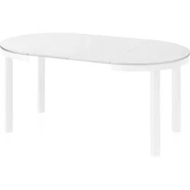 WFL GROUP Rowan Ø 100-176 x 76 cm weiß